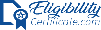 Eligibility Certificate